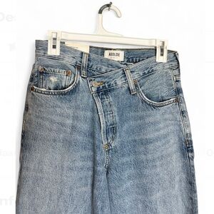 NWT AGOLDE Criss Cross Button Los Angelos Women’s Jeans Size 25